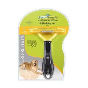 Furminator Deshedding Tool for Long Hair Large Dogs Reduces Shedding Brand New